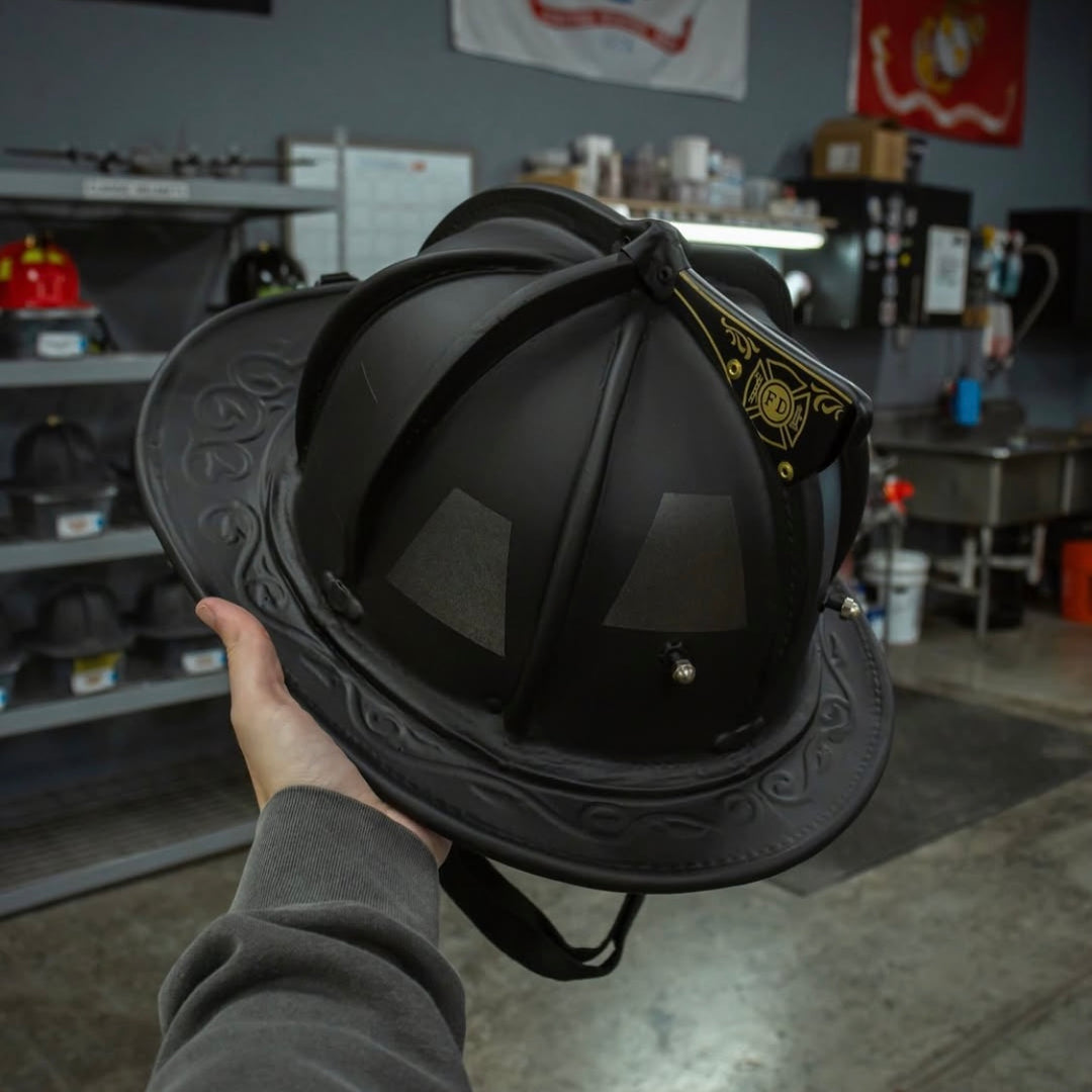 Blacked Out Brass Front Holder – RagTop Fire