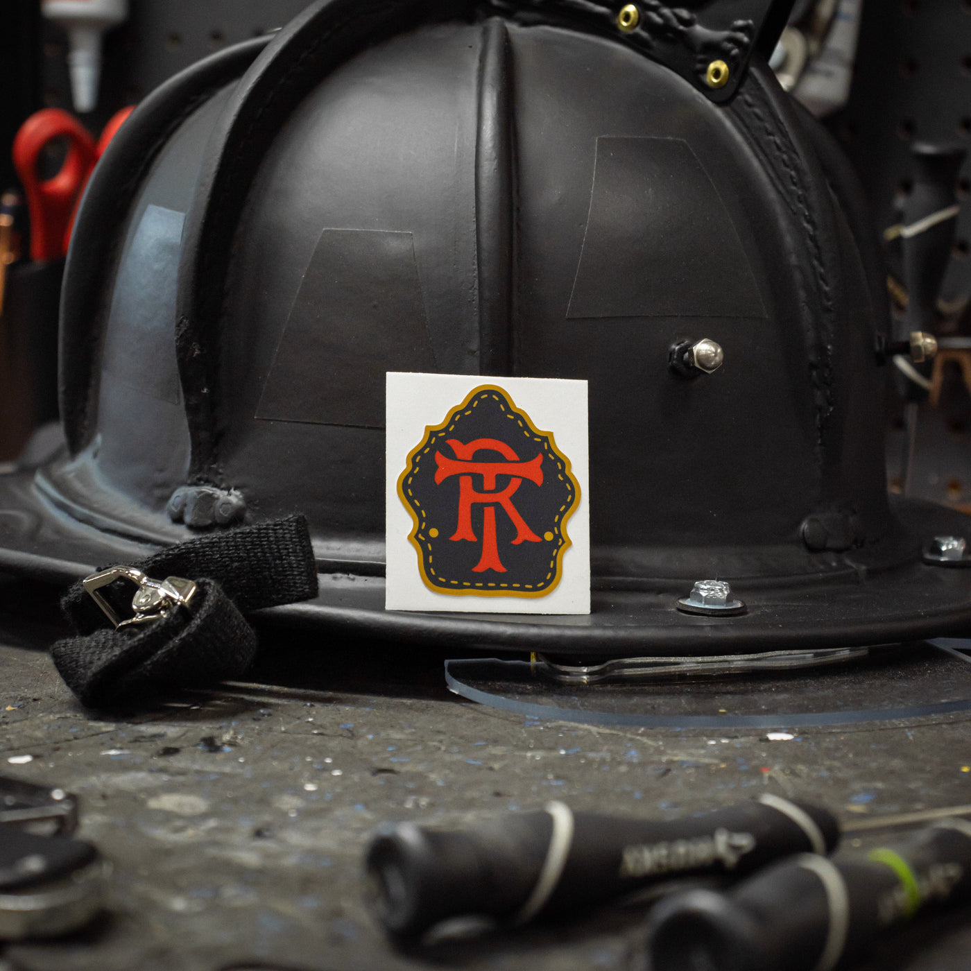 RT Helmet Front Decal