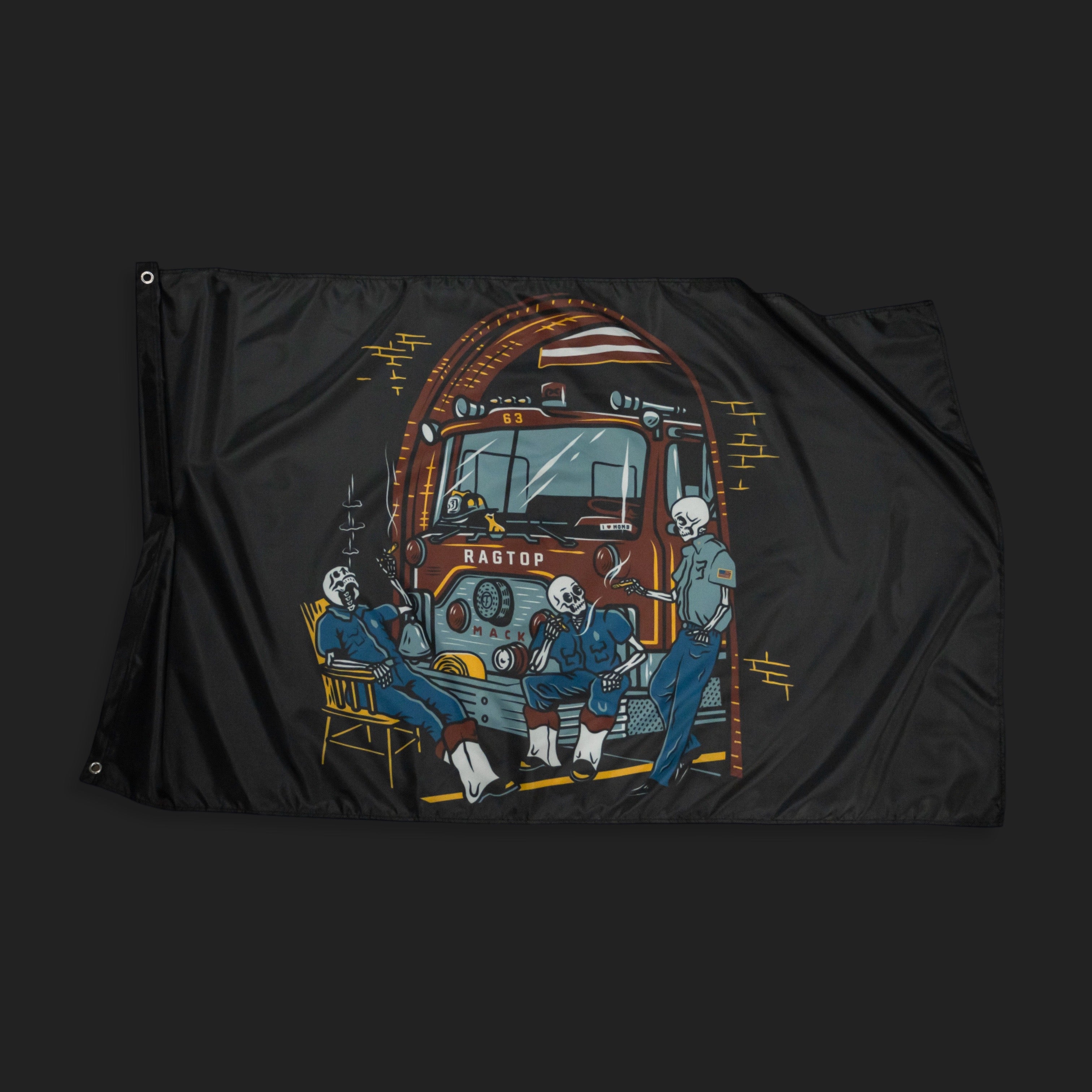 Smokin' O's Flag – RagTop Fire