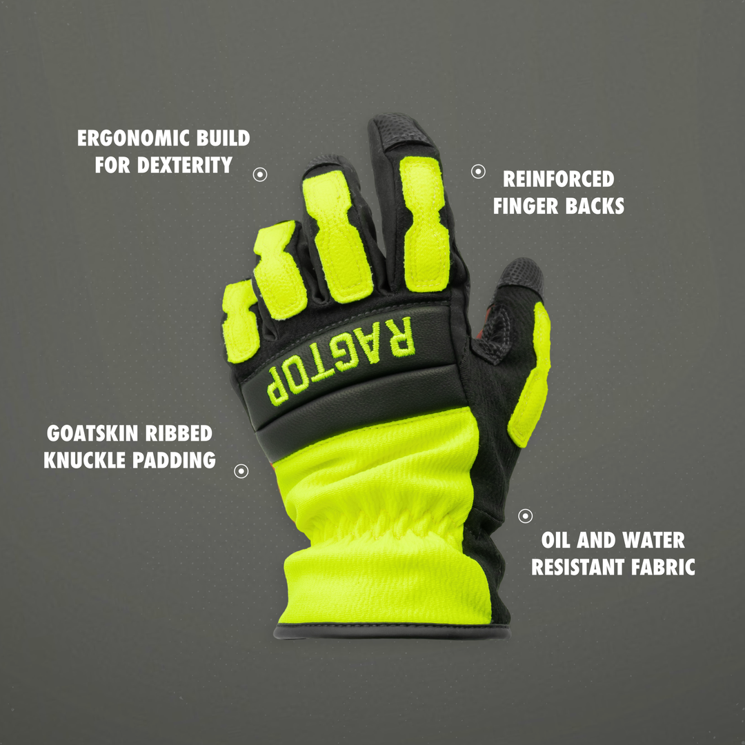 Hi-Vis Extrication Mitts | Rescue Gloves – RagTop Fire