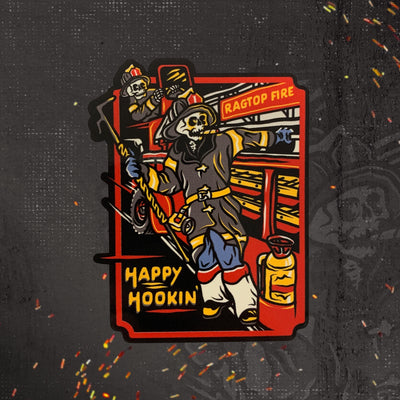 Happy Hookin' Decal