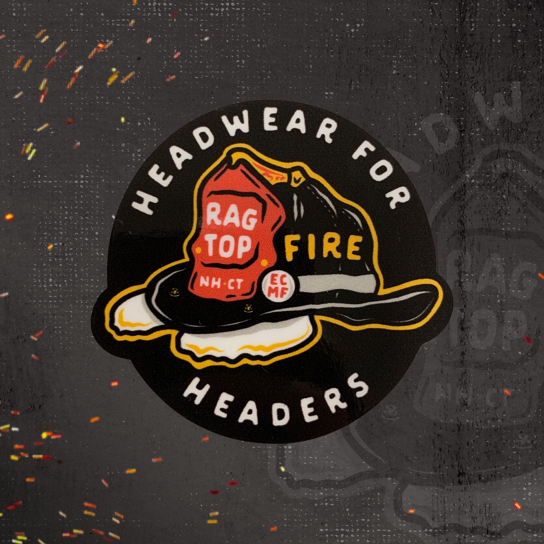 Headwear For Headers Decal – RagTop Fire