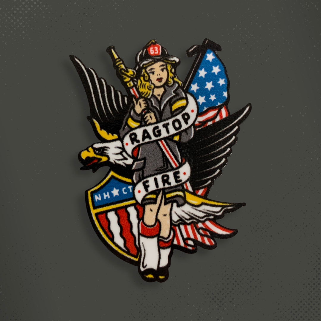 Old Glory Decal – RagTop Fire