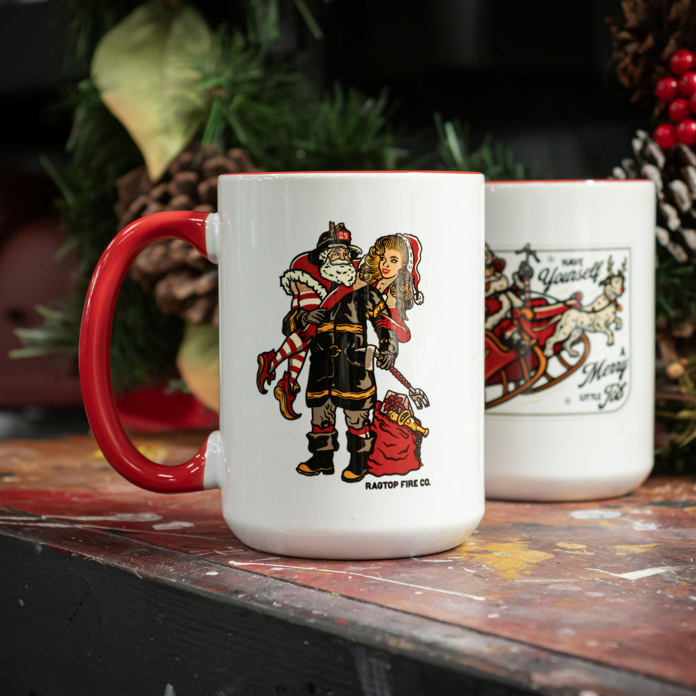 A RagTop Christmas Mug