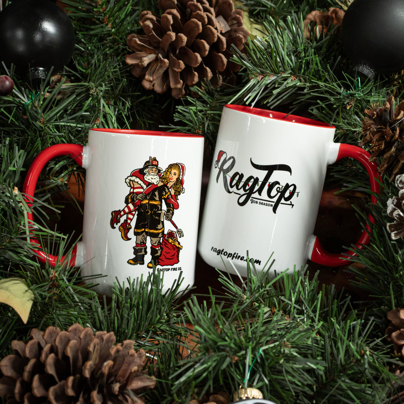 A RagTop Christmas Mug