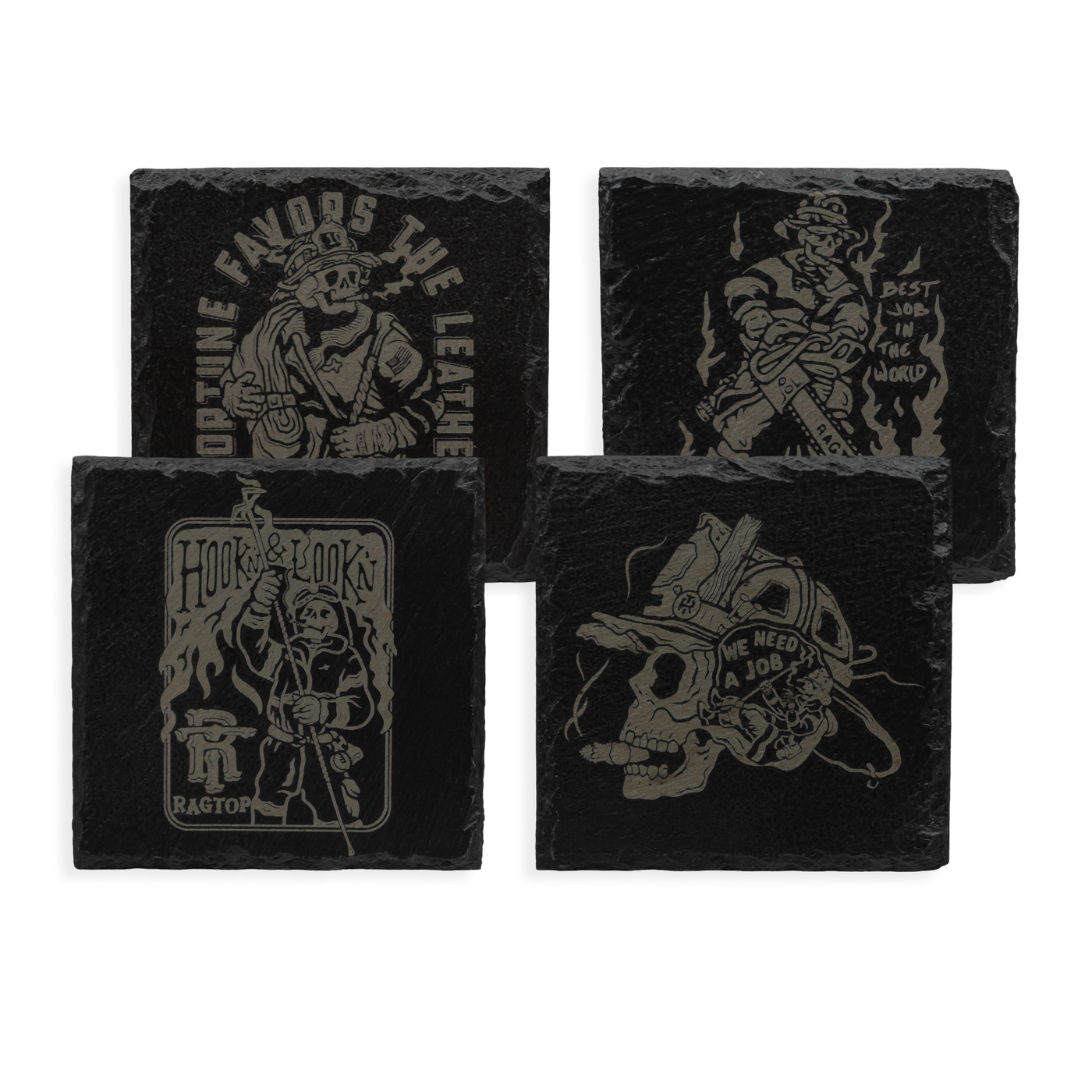 Slate Coaster Set
