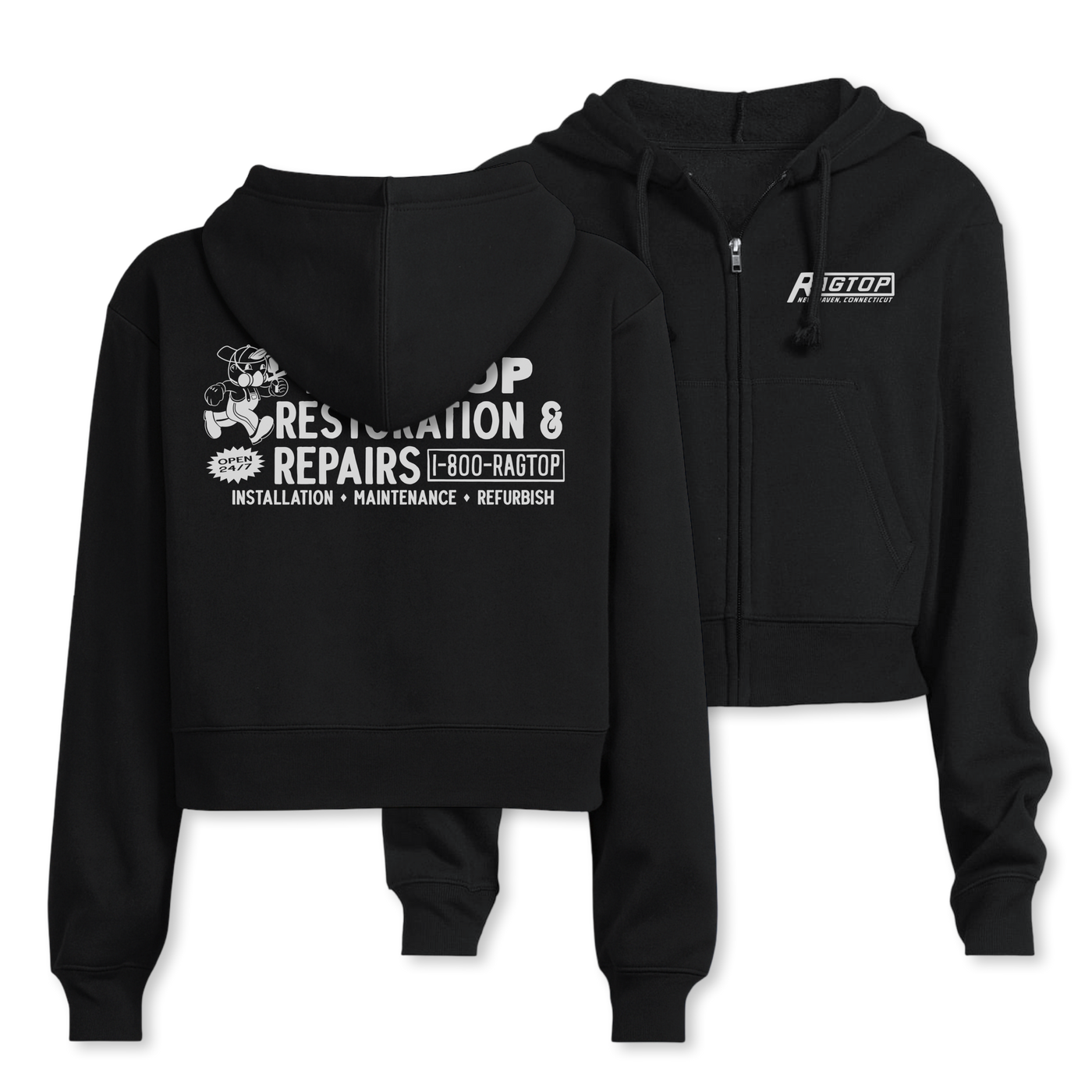 Womens 1-800 RAGTOP Zip-Up