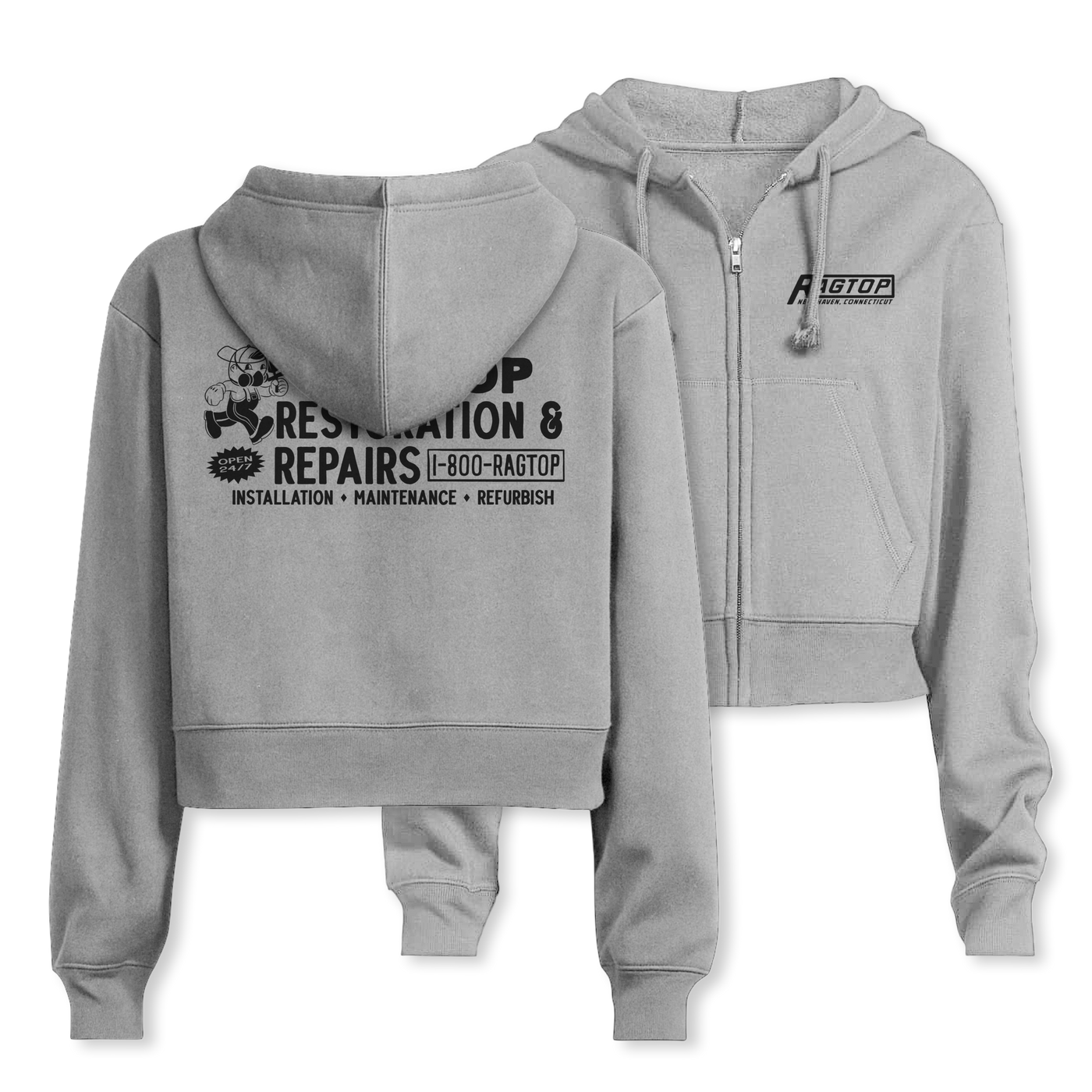 Womens 1-800 RAGTOP Zip-Up