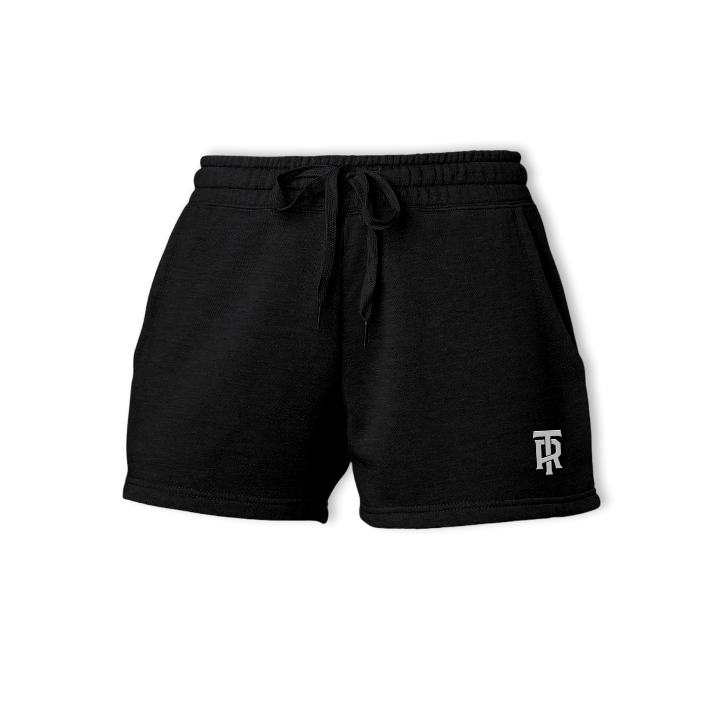 Womens Embroidered Letterstack Shorts