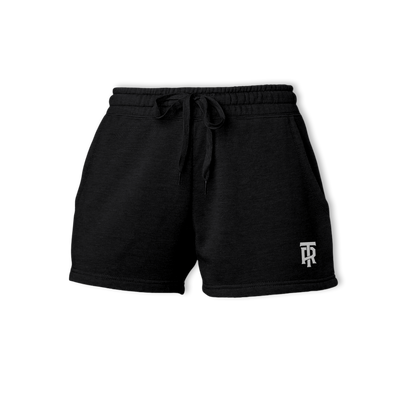 Womens Embroidered Letterstack Shorts
