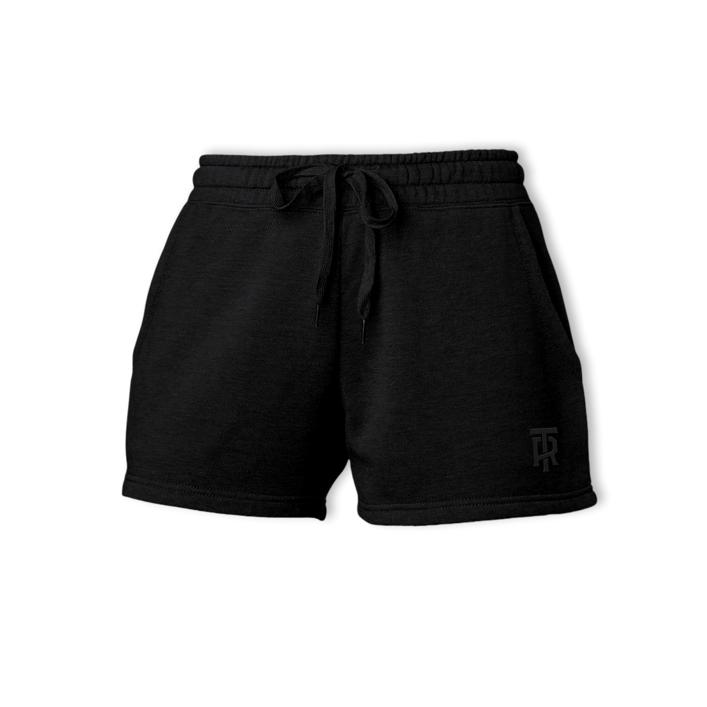 Womens Embroidered Letterstack Shorts