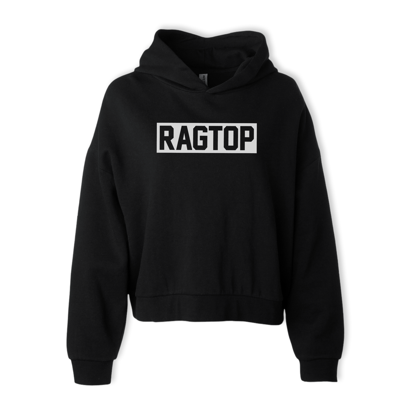 Womens Inverted Cropped Hoodie