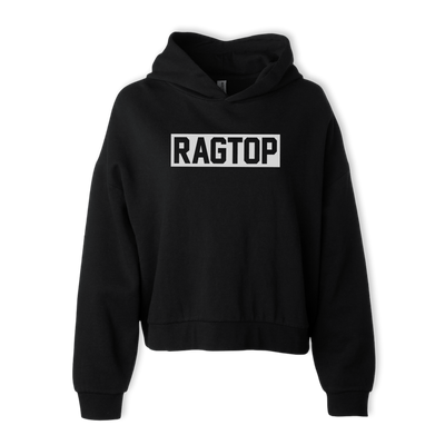 Womens Inverted Cropped Hoodie