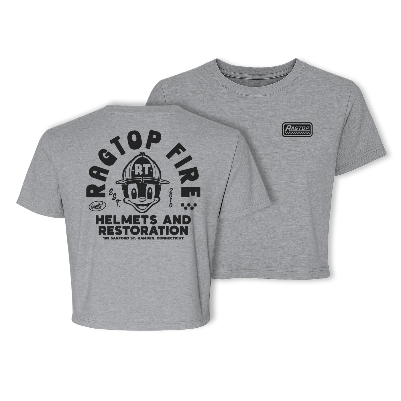 Womens Mascot Cropped Tee