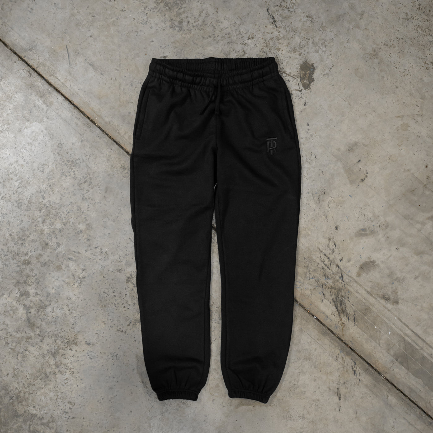 Womens Embroidered Letterstack Sweatpants