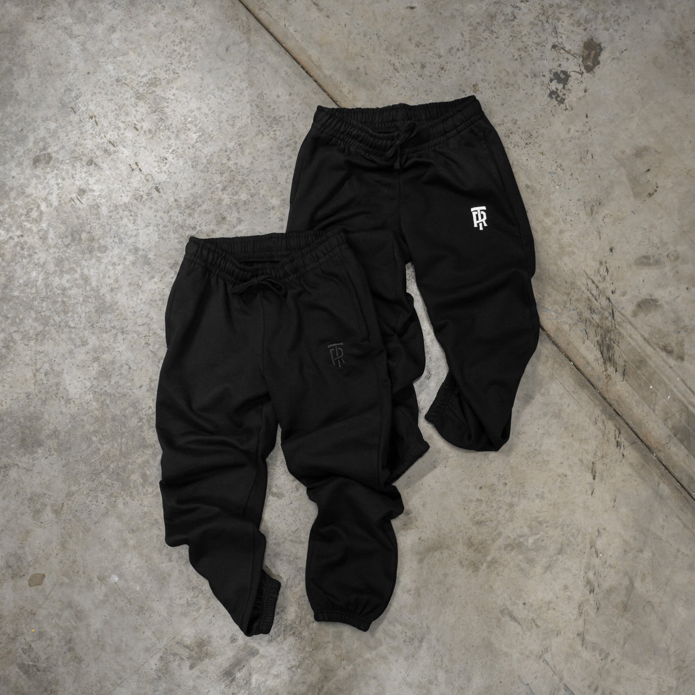 Womens Embroidered Letterstack Sweatpants