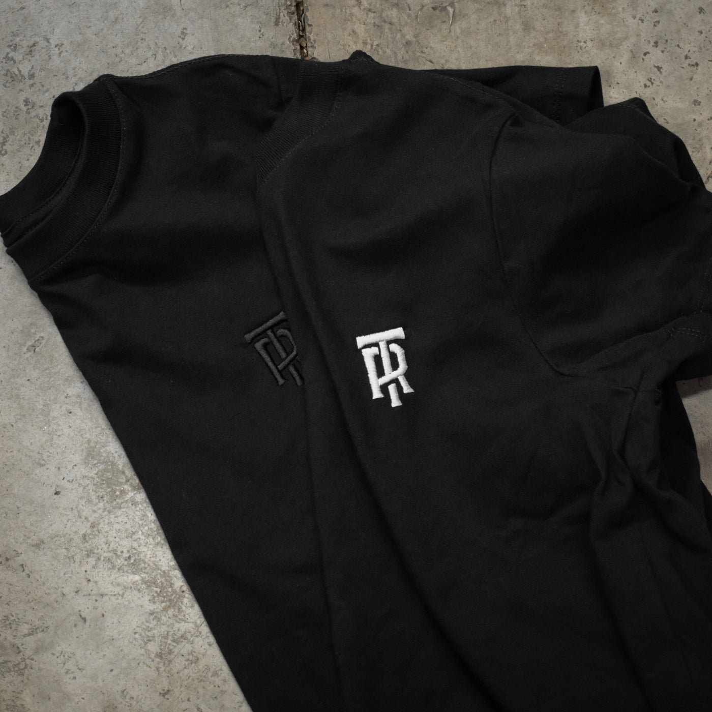 Womens Embroidered Letterstack Tee