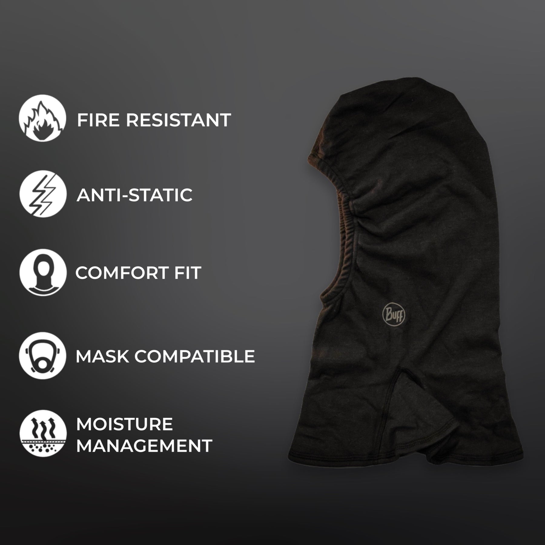 Buff Mask Fire BUFF® Safety Standard Fire Hood – RagTop Fire